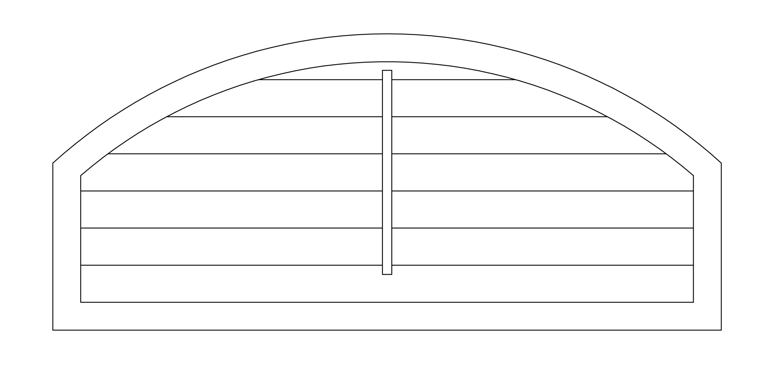 Arch-Top Horizontal