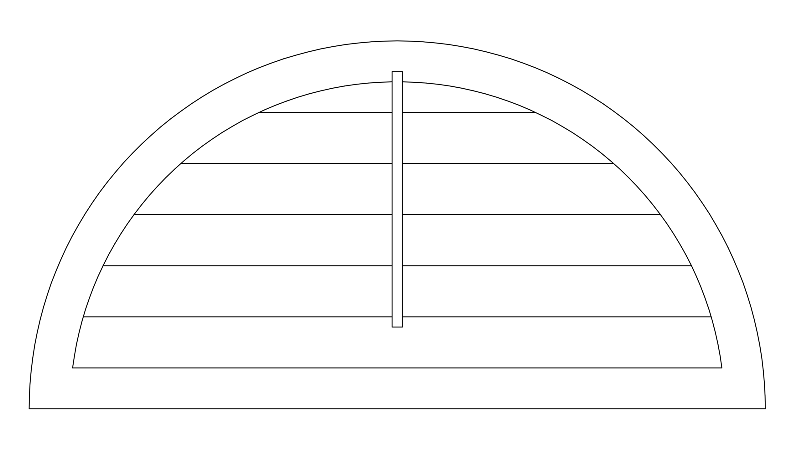 Half-Round Horizontal